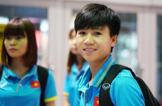 Vietnamese midfielder, Nguyen Thi Tuyet Dung is one of BBC’s 100 Women 2017 (Photo: laodong.vn)
