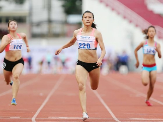 Le Tu Chinh at the 2017 National Track & Field Championships