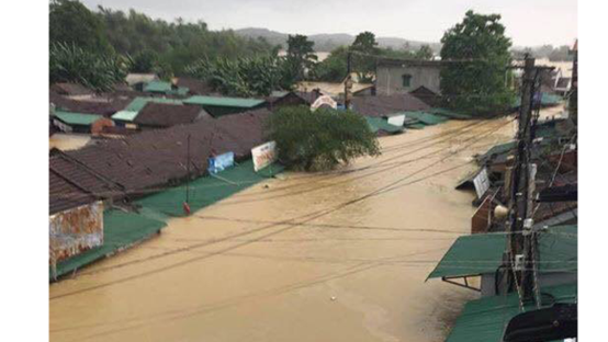 Central region suffers downpour and flooding