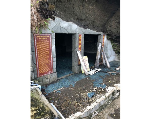 Landslide experiences in Duc Pagoda