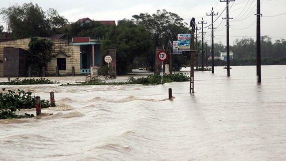 Central region suffers huge flooding due to downpour