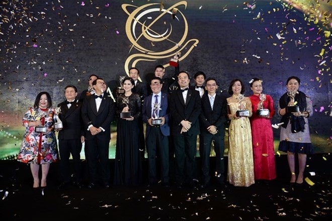 Fourteen outstanding business leaders from Vietnam were honoured as winners of the prestigious Asia Pacific Entrepreneurship Awards 2017 (APEA) at a ceremony held in HCM City on December 19 (Photo: VNA)