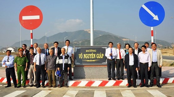 Khanh Hoa officially names road after General Vo Nguyen Giap