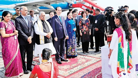 High- ranking delegation of Vietnam visits India (Photo:VNA)