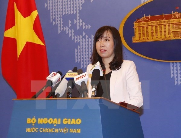 Ministry of Foreign Affairs’ spokesperson Le Thi Thu Hang. — VNA/VNS Photo