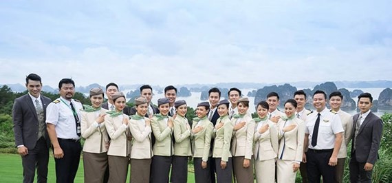 Bamboo Airways' crew uniform