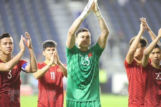 Vietnam has climbed one place from 100th to 99th in the latest FIFA rankings thanks to its outstanding performances at the Asian Cup 2019. (Photo: VNA)