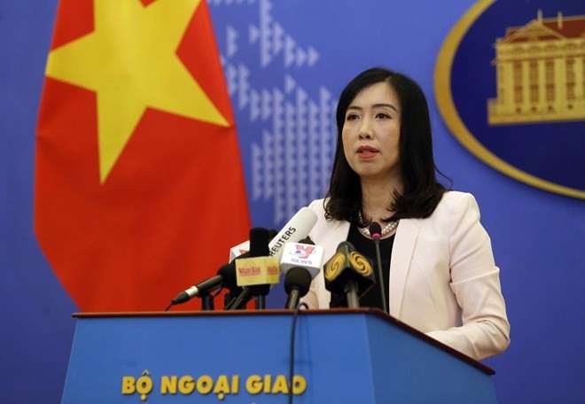 The spokesperson of the Foreign Ministry Le Thi Thu Hang (Photo: VNA)