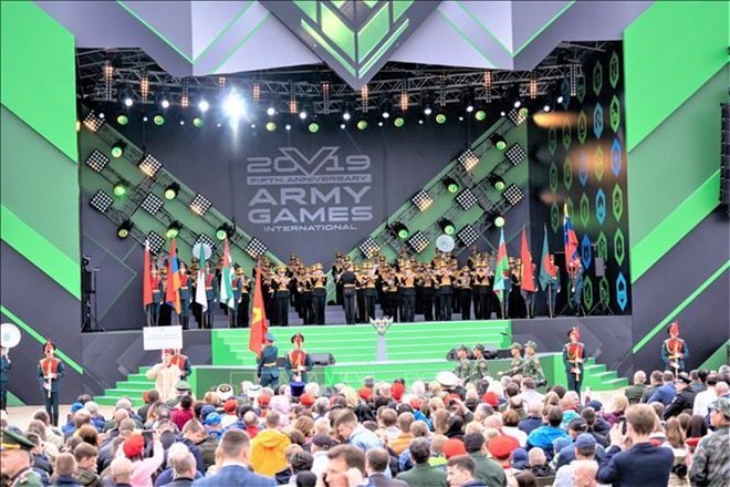 At the opening ceremony of the International Army Games 2019 (Photo: VNA)