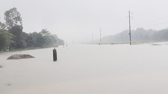 Serious flooding in Nghe An province in recent days after prolonged heavy rainfall