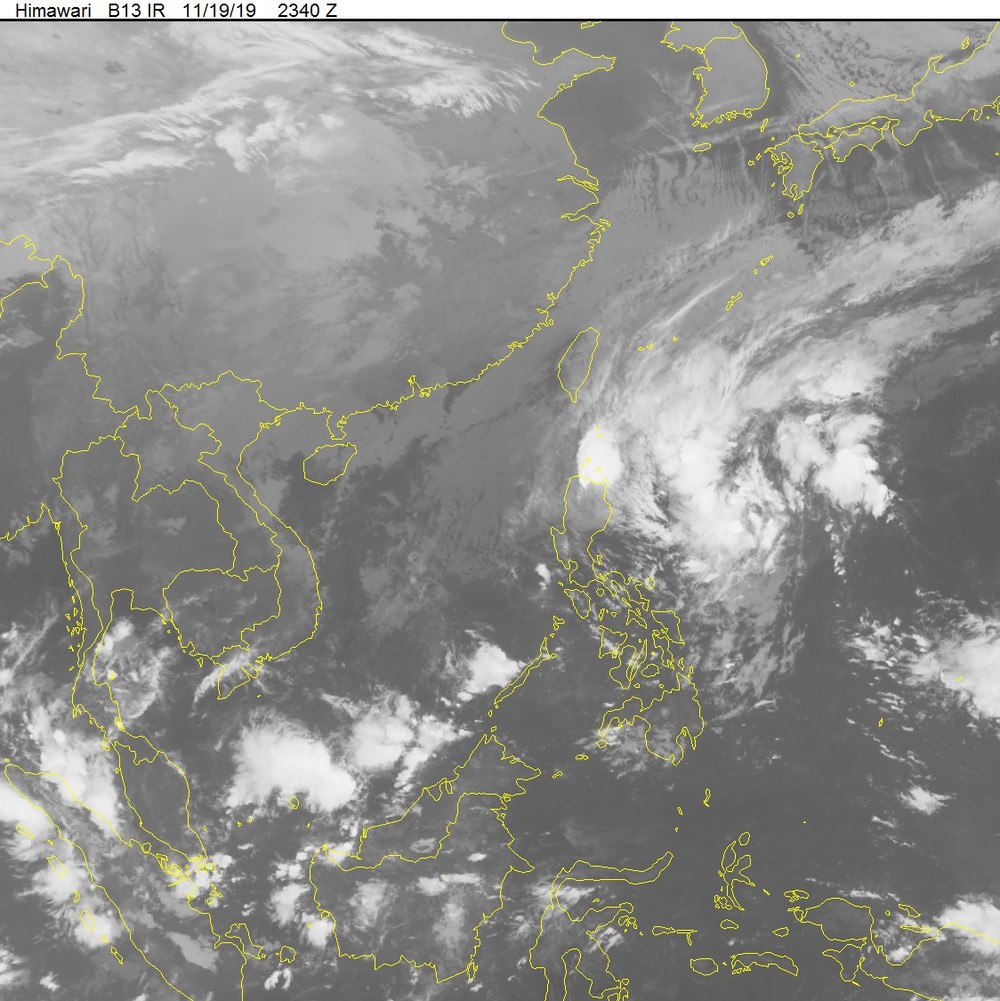 Typhoon Kalmaegi  is posed from satellite (photo:NCHMF)