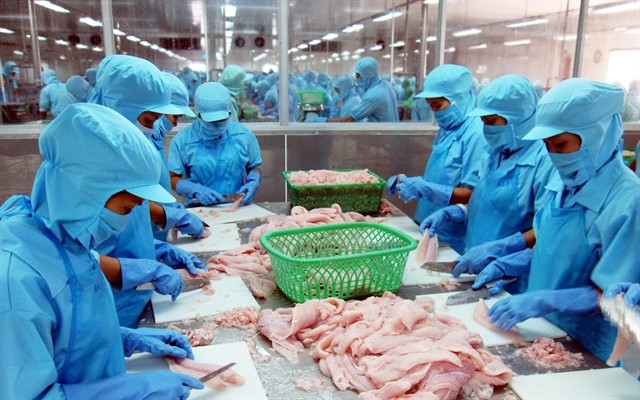 Vietnam's total seafood export value in January dropped by 12.5 per cent to US$644 million year-on-year. Photo baodansinh.vn