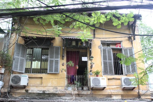 An old house in Au Trieu Street that has been repaired. — Photo baotintuc.vn