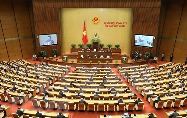 The 14th-tenure National Assembly (NA) starts its 10th sitting at 9:00am on October 20. (Photo: VNA)