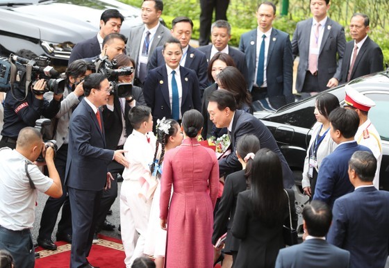 Official welcoming ceremony for RoK President Yoon Suk Yeol held | SGGP ...