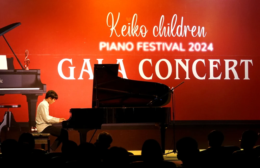 Liên hoan Thiếu nhi Piano Keiko 2024 thu hút sự quan tâm và tham gia của đông đảo các em thiếu niên, nhi đồng. Ảnh: THÚY BÌNH