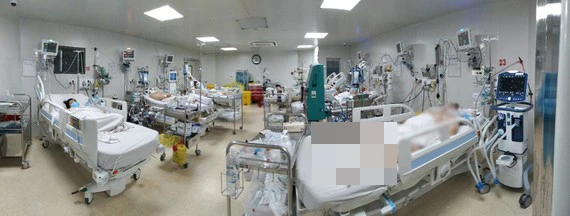 Bệnh nhân mắc Covid-19 đang được điều trị tại Bệnh viện Bệnh Nhiệt đới TPHCM