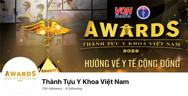Mở cổng bình chọn giải thưởng Thành tựu y khoa Việt Nam