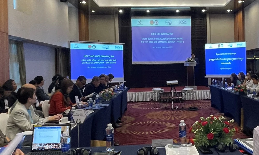 Toàn cảnh Hội thảo khởi động dự án “Kiểm soát bệnh lao khu vực biên giới Việt Nam và Campuchia giai đoạn 2”