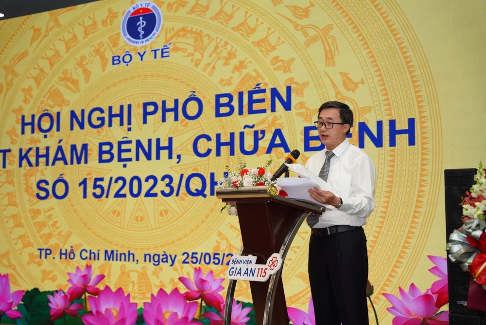GS-TS Trần Văn Thuấn, Thứ trưởng Bộ Y tế phát biểu tại hội nghị