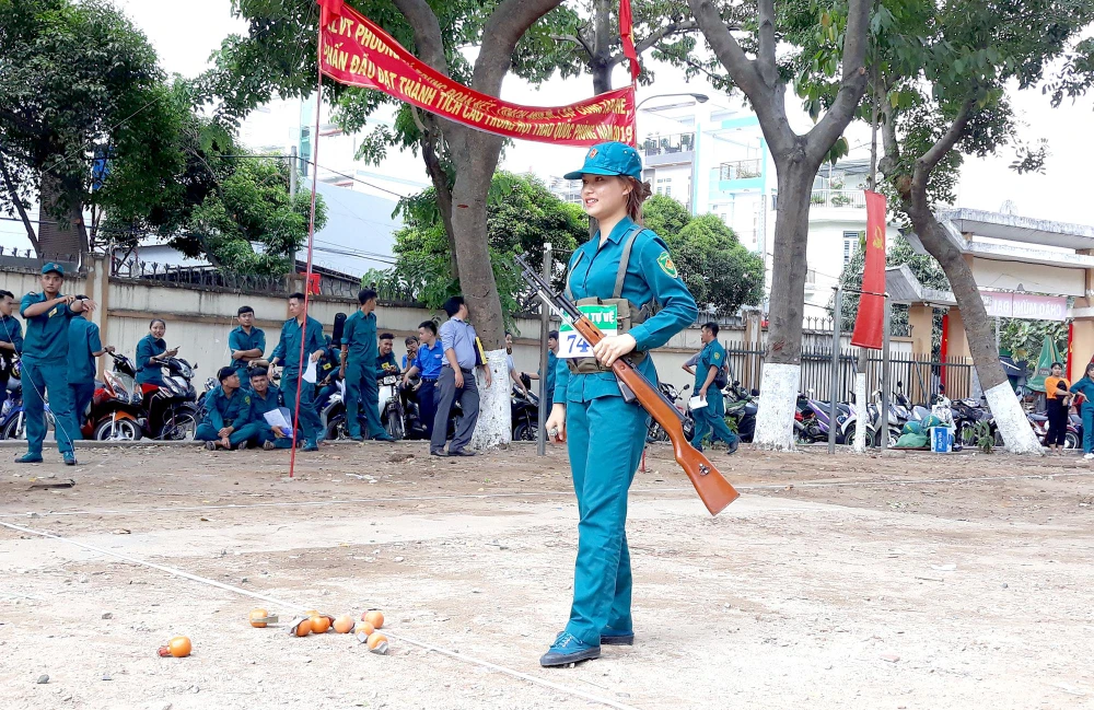 Quận Tân Phú tổ chức hội thao quốc phòng năm 2019
