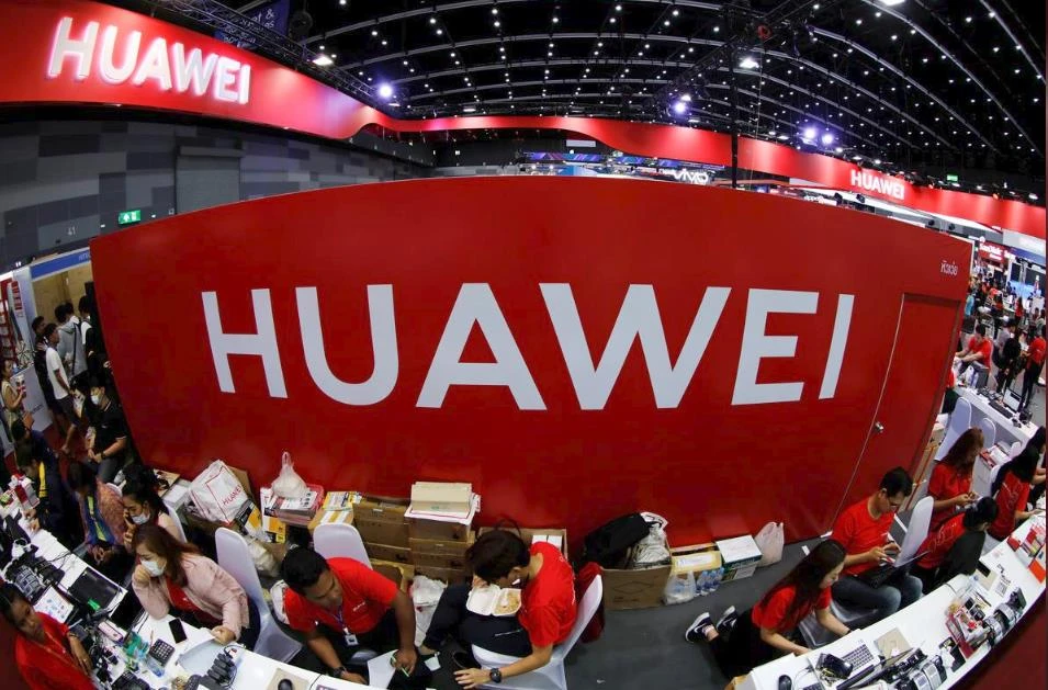 Gian hàng của Huawei tại Mobile Expo ở Bangkok, Thái Lan, ngày 31-5-2019. Ảnh: REUTERS