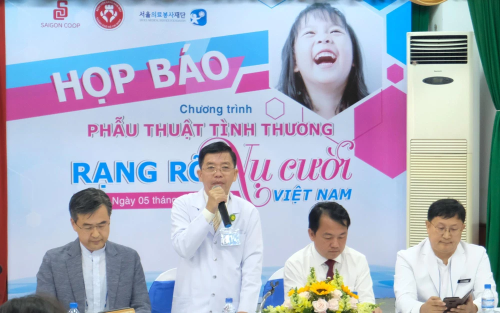 Bệnh viện Răng Hàm Mặt TPHCM và Saigon Co.op hợp tác phẫu thuật miễn phí cho trẻ em