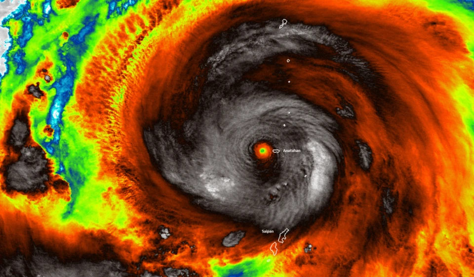  Cơ quan Khí tượng Nhật Bản dự báo siêu bão Hagibis sẽ đổ bộ cấp mạnh nhất. Ảnh: NASA