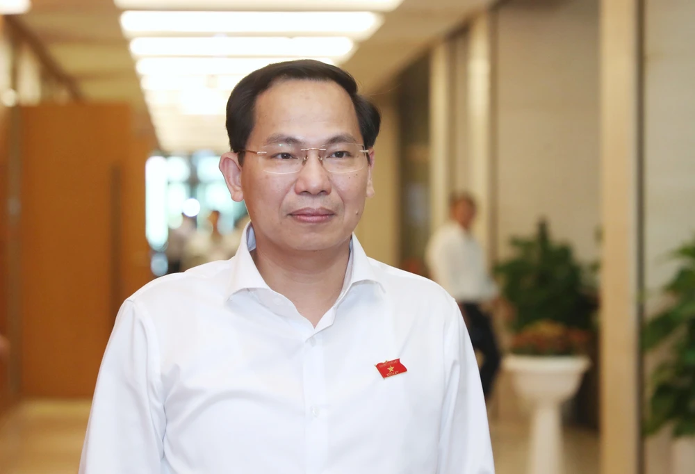 Ông Lê Quang Mạnh, tân Ủy viên Ủy ban Thường vụ Quốc hội, Chủ nhiệm Ủy ban Tài chính - Ngân sách của Quốc hội. Ảnh: QUANG PHÚC 