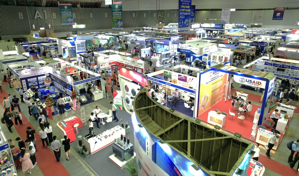 Nhiều doanh nghiệp lớn trong nước và quốc tế có mặt tại Vietnam ETE và Enertec Expo 2023