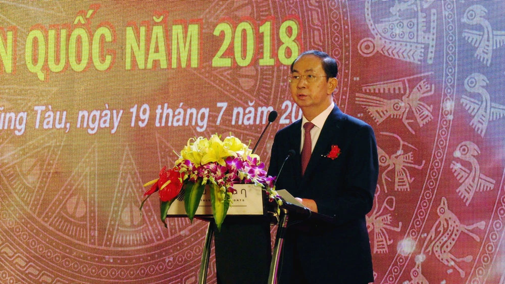 Chủ tịch nước Trần Đại Quang phát biểu tại hội nghị