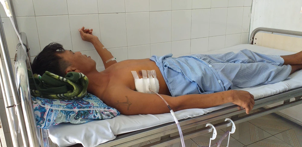 Bệnh nhân đang được điều trị tại Bệnh viện Lê Lợi (TP Vũng Tàu)