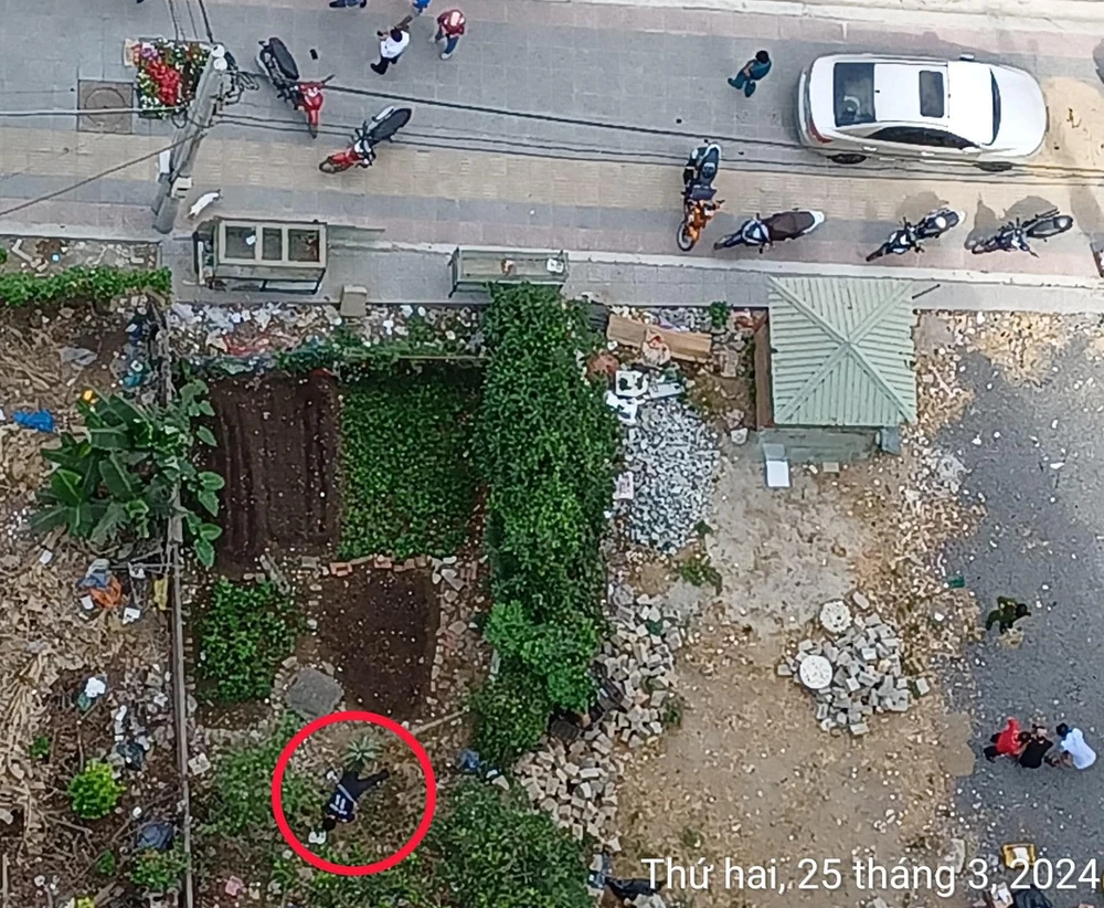 Phát hiện thi thể người đàn ông kế bên cạnh chung cư ở TP Vũng Tàu