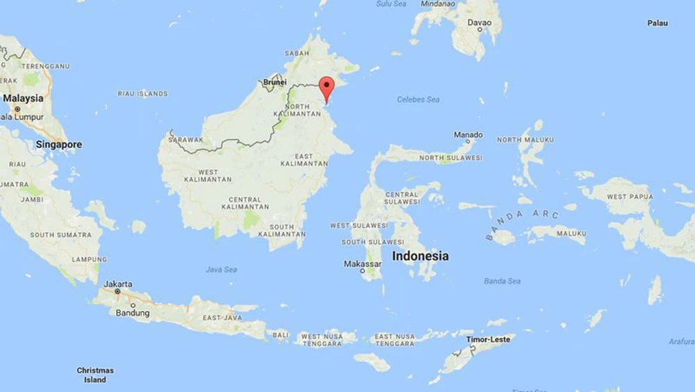Tai nạn tàu khách xảy ra ngoài khơi đảo Borneo của Indonesia ngày 1-1-2018