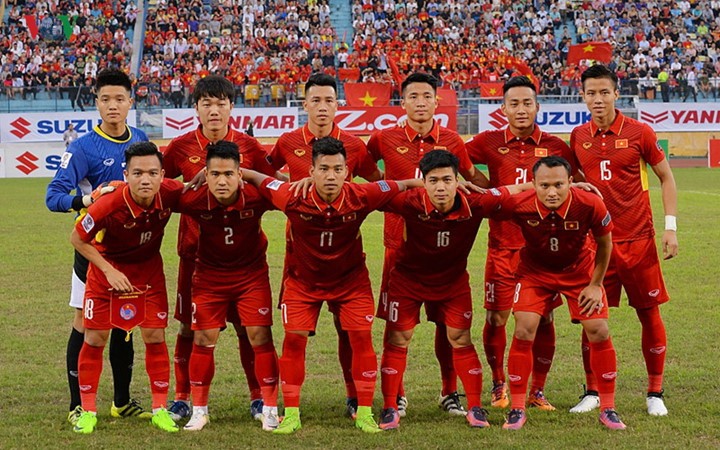 越南男足隊。（圖源：互聯網）