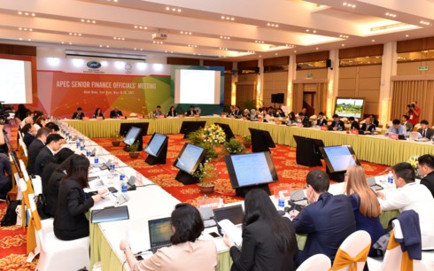 APEC財政高官會議於昨(18)日在寧平省召開。（圖源：互聯網）