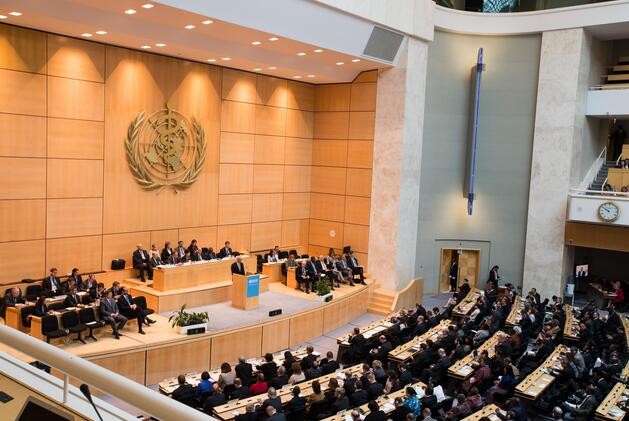 第70屆世界衛生大會22日上午在日內瓦萬國宮開幕。（圖源：互聯網）