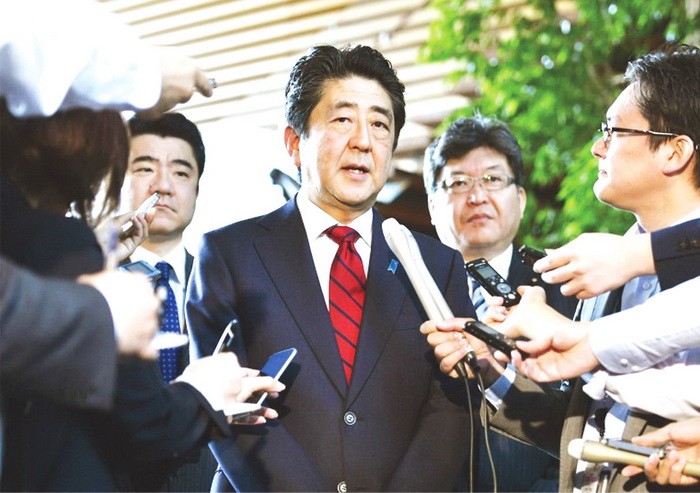 日本首相安倍晉三表示不能容忍朝鮮多次無視國際社會的警告。（圖源：互聯網）