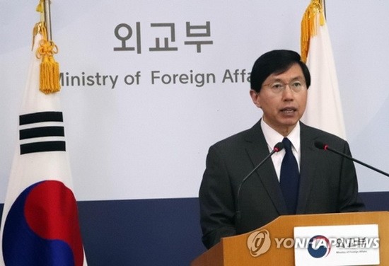 韓國外交部發言人趙俊赫。（圖源：韓聯社）