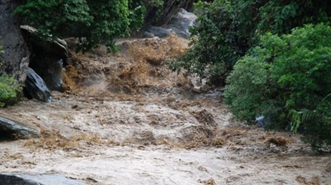 氣象機關警報，北部山區多個省份有可能發生土地坍塌、泥石流災害危機。（示意圖源：互聯網）