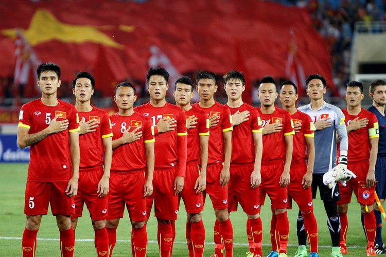 越南足球隊。(圖源：互聯網)