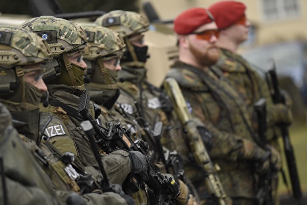 圖為今年3月德國士兵在進行反恐演習。 （圖源：Getty Images）