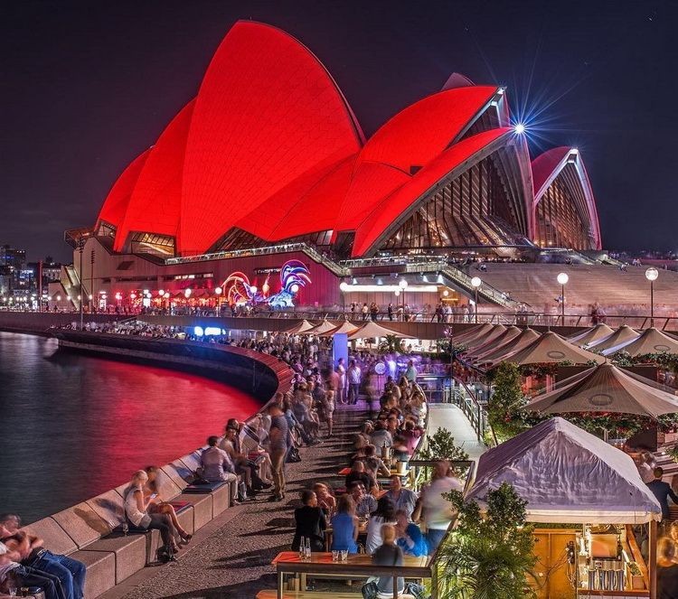 悉尼夜景一瞥。（圖源：互聯網）
