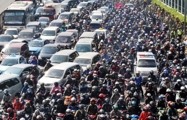 考察結果顯示，逾九成河內民眾同意市區禁二輪車。（示意圖源：互聯網）