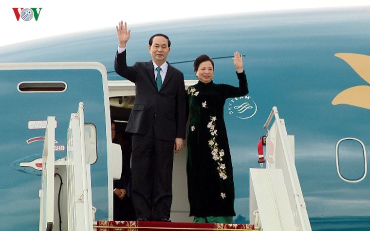 國家主席陳大光圓滿結束對俄羅斯與白俄羅斯訪問行程。(圖源：VOV)