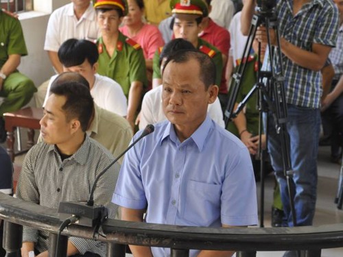 被告阮玉明在初審法庭上聽判。（圖源：互聯網）