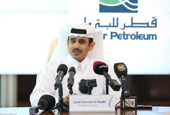 卡塔尔石油公司首席执行官萨阿德·卡阿比透露，卡塔爾決定大幅提高液化天然氣產量。（圖源：Qatar Petroleum）