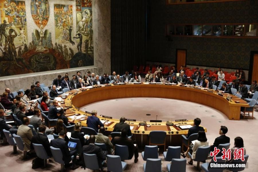 當地時間7月5日，聯合國安理會在紐約聯合國總部召開緊急會議，就朝鮮日前發射導彈問題進行磋商。(圖源：中新網)