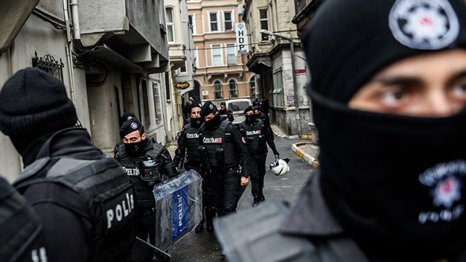圖為土耳其武裝警察。（圖源：路透社）