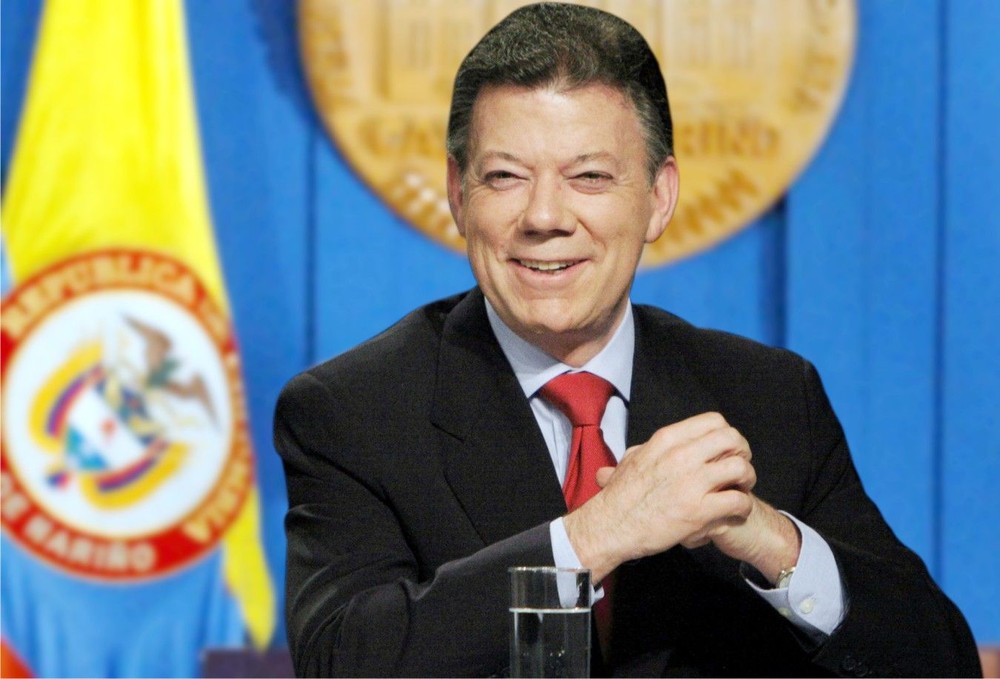 圖為哥倫比亞總統胡安‧曼努埃爾‧桑托斯‧卡爾德龍。（圖源：互聯網）